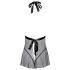 Kissable - babydoll met halsband - kant - zwart