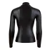 Cottelli - dames shirt met lange mouwen - glans - zwart