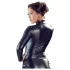 Cottelli - dames shirt met lange mouwen - glans - zwart