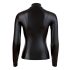 Cottelli - glanzend zwart dames shirt met lange mouwen - XL