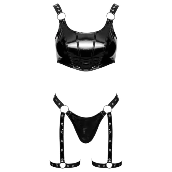 Black Level - lakenset (zwart) - M