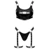 Black Level - lakenset (zwart) - M