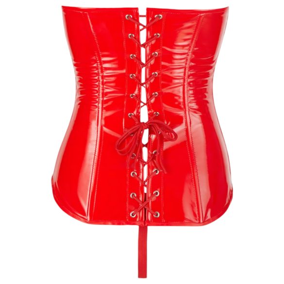 Black Level - vinyl corset - rood - M