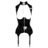 Black Level - open bh met jarretels - zwart