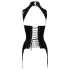 Black Level - open bh met jarretels - zwart - L