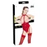 Black Level - open body met halternek - rood