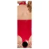 Black Level - open body met halternek - rood - M
