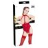 Black Level - open body met halternek (rood) - L