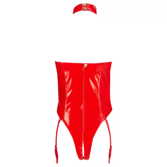 Black Level - open body met halternek - rood - L