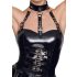 Black Level - body met halsband - zwart - M