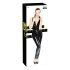 Black Level - catsuit met rits - glanzend vinyl - zwart - L