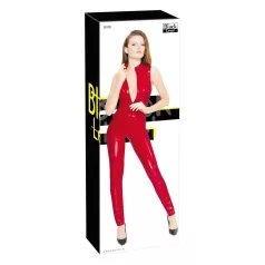 Black Level - catsuit zonder mouwen - rits - rood - S