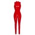 Black Level - catsuit zonder mouwen - rits - rood - L