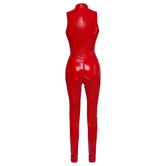 Black Level - catsuit zonder mouwen - rits - rood - M