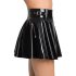 Black Level - latex minirok - zwart