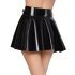 Black Level - latex minirok - zwart - M