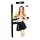 Black Level - latex minirok - zwart - L