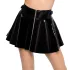 Black Level - latex minirok - zwart - L