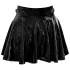 Black Level - latex minirok - zwart - L