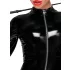 Noir - catsuit met rits - lange mouwen - zwart