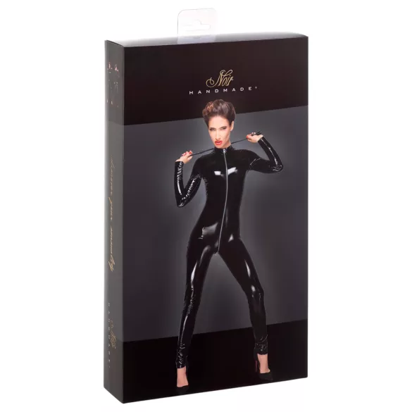 Noir - catsuit met rits - lange mouwen - zwart - L
