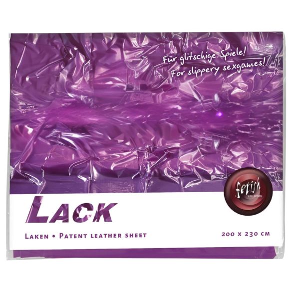 Lakenset lak - 200x220 cm (paars)