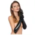 Black Level - lak handschoenen - glanzend - zwart - XL