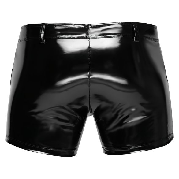 Black Level - heren lakshort met zijzakken (zwart)