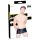 Black Level - heren short met ritssluiting (zwart) - M