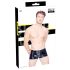 Black Level - heren short met ritssluiting (zwart) - M