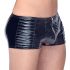 Black Level - heren short met ritssluiting (zwart) - M