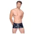 Black Level - heren short met rits - zwart - M