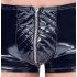 Black Level - heren short met ritssluiting (zwart) - M