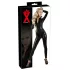 Late X dames jumpsuit met lange mouwen (zwart)