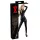 Late X dames jumpsuit met lange mouwen (zwart) - M