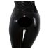 LATEX - Zwarte lange mouwen damesoverall - XL