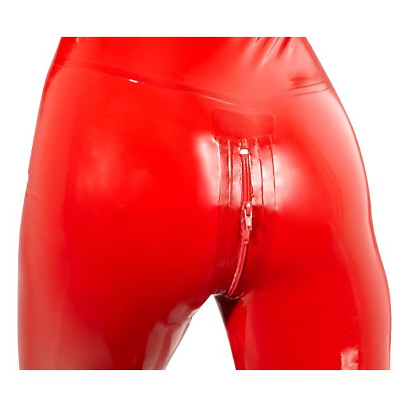 LATEX - lange mouwen damesoverall (rood) - M
