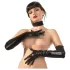 LATEX - lange unisex handschoenen - zwart - L