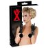 LATEX - korte unisex handschoen (zwart) - L