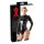 LATEX - damesbody met lange mouwen - zwart - M