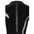 LATEX - damesbody met lange mouwen (zwart) - M