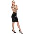 LATEX - latex midirok (zwart) - L