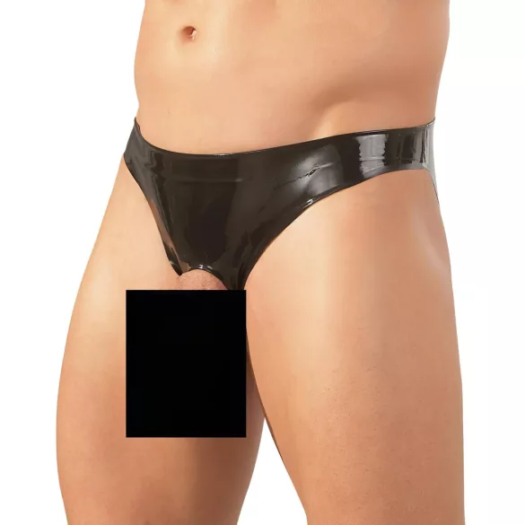 LATEX - heren slip - latex - zwart - S-L