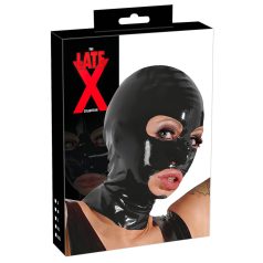 LATEX - zuigmasker - zwart - latex
