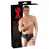 Late X heren slip met interne penis en anale dildo (zwart) - L