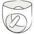 LATEX - herenslip met interne penis en anaal dildo (zwart) - L