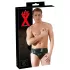 Late X heren slip met interne penis en anale dildo (zwart) - XL