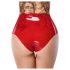 LATEX - levensechte rode dildo-slip