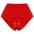 LATEX - slip met levensechte dildo (rood)
