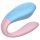 Mrow 03 - oplaadbare, waterdichte duo-vibrator (blauw-roze)